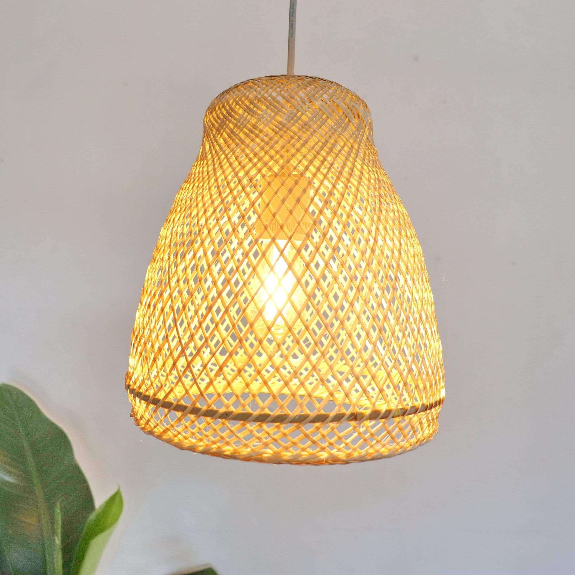Muntana Bamboo Pendant Light (10 -11 Inches) By Thaihome | Pendant Lamps | Modishstore - 4