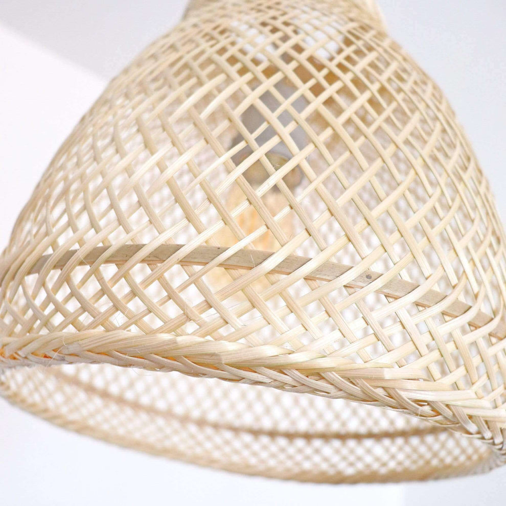 Muntana Bamboo Pendant Light (10 -11 Inches) By Thaihome | Pendant Lamps | Modishstore - 7