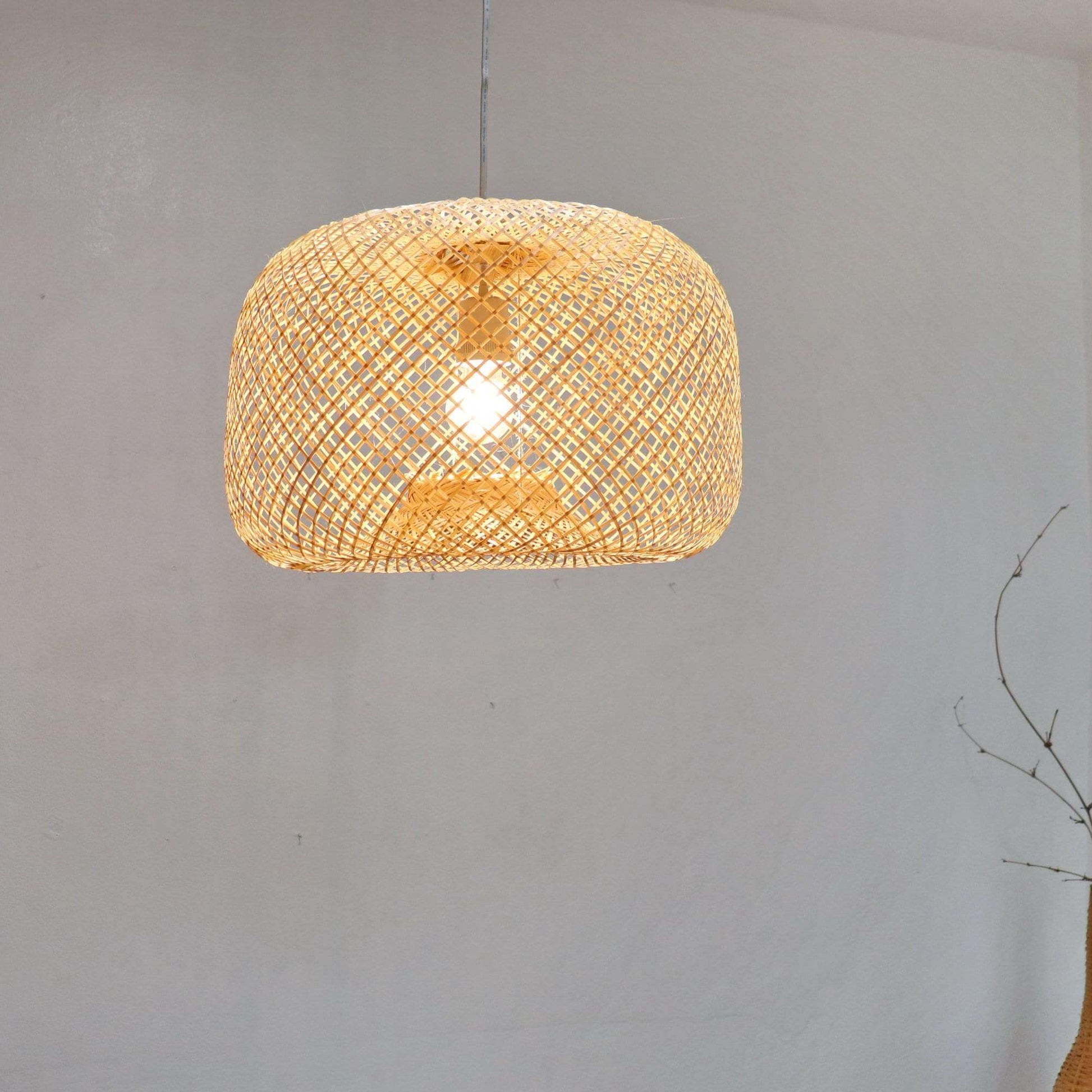 Pattranan - Bamboo Pendant Light Shade By Thaihome | Pendant Lamps | Modishstore - 6