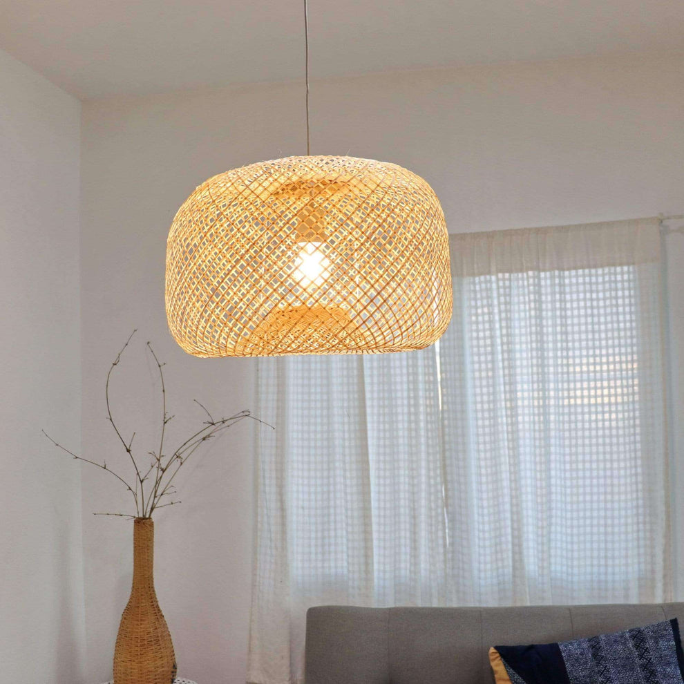 Pattranan - Bamboo Pendant Light Shade By Thaihome | Pendant Lamps | Modishstore - 7