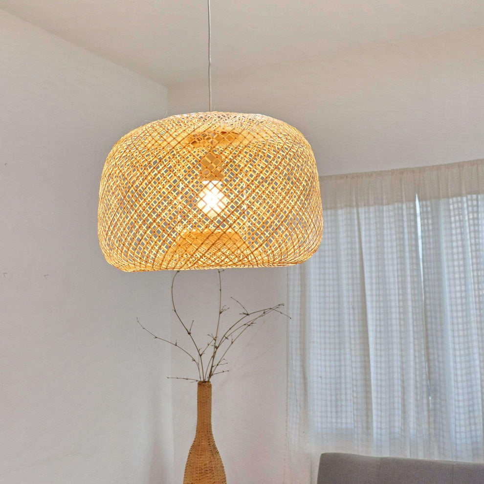 Pattranan - Bamboo Pendant Light Shade By Thaihome | Pendant Lamps | Modishstore - 5