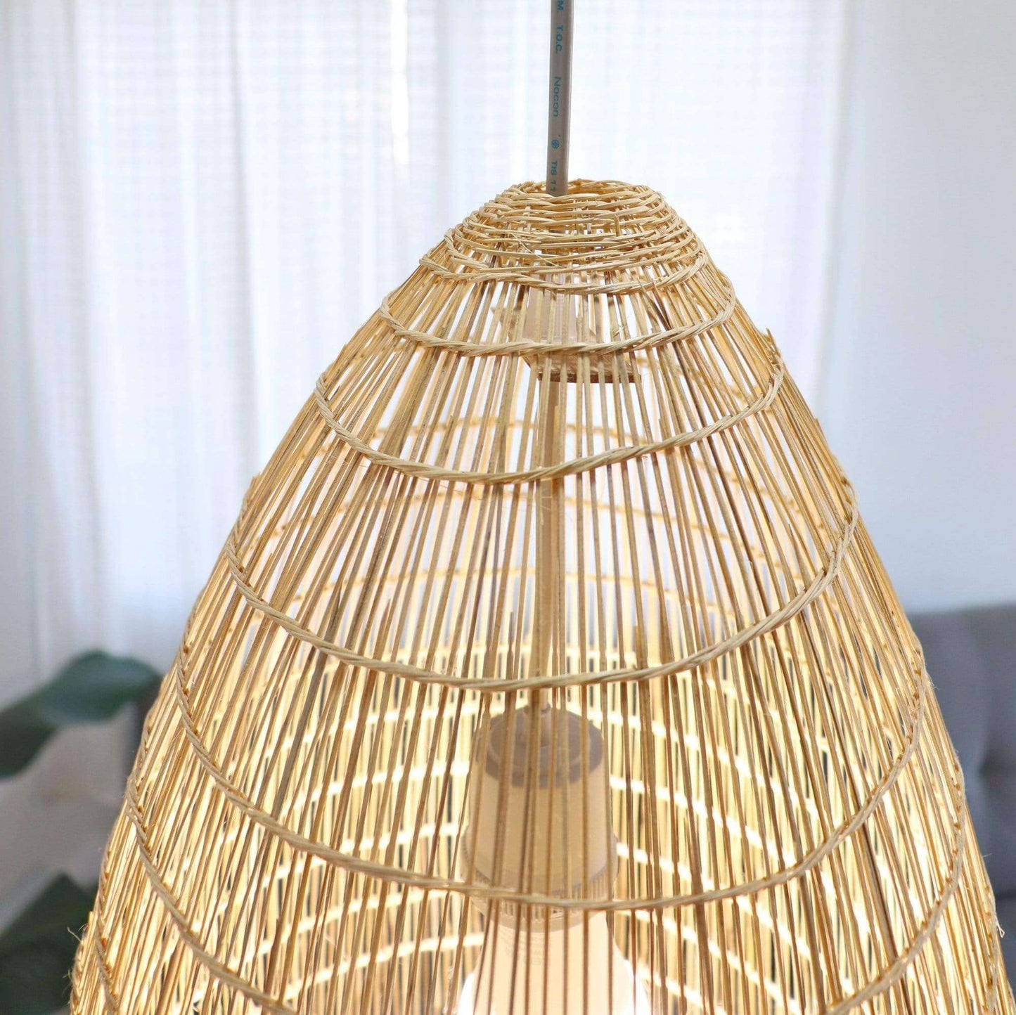 Sawan - Bamboo Pendant Light Shade By Thaihome | Pendant Lamps | Modishstore - 7