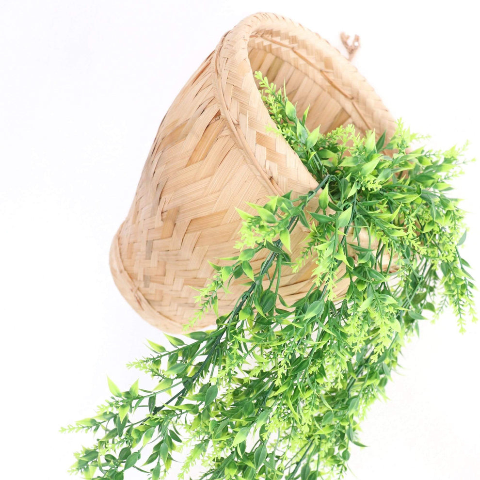 Titaya - Bamboo Basket By Thaihome | Wall Art | Modishstore - 5