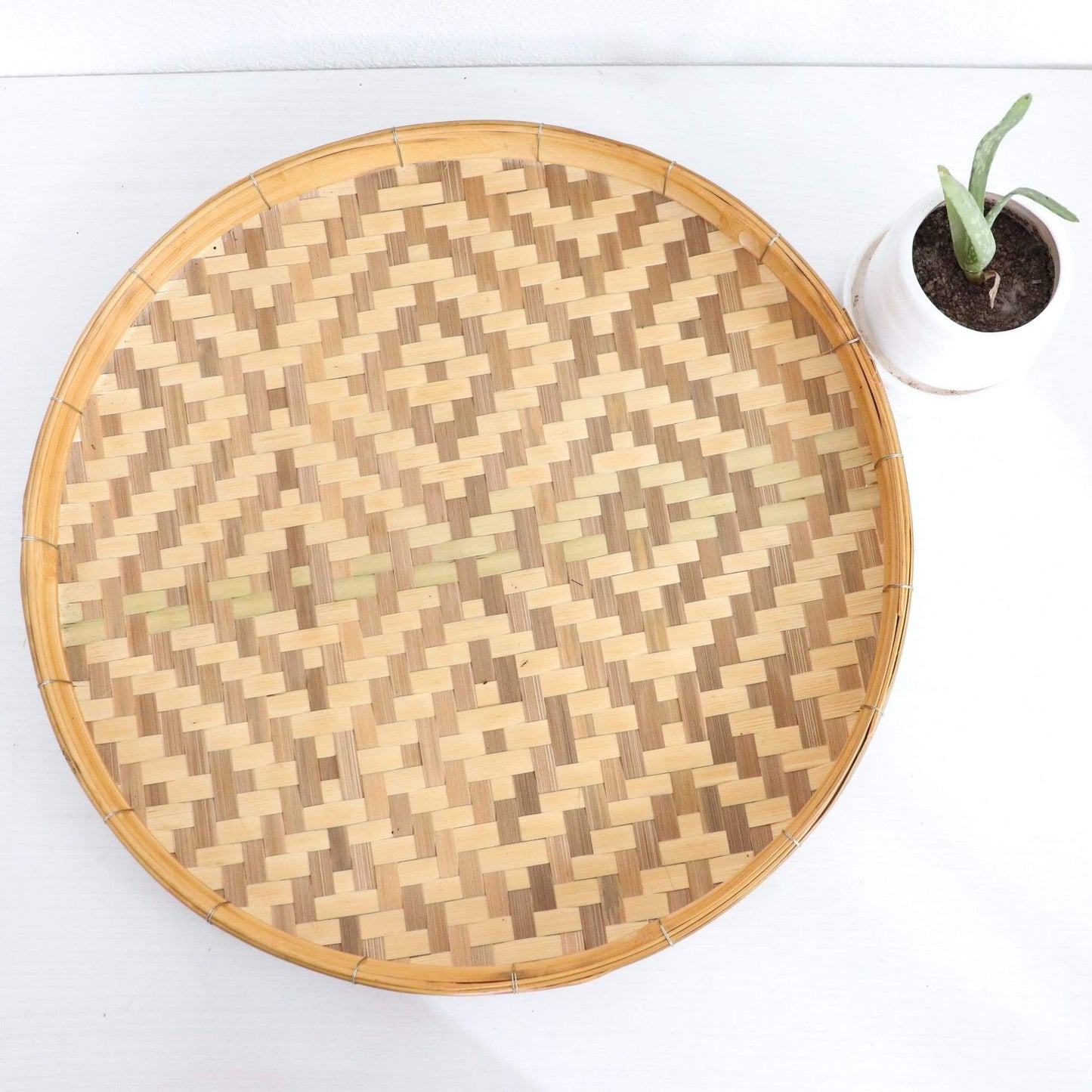 Suwannee - Bamboo Basket By Thaihome | Bins, Baskets & Buckets | Modishstore - 6