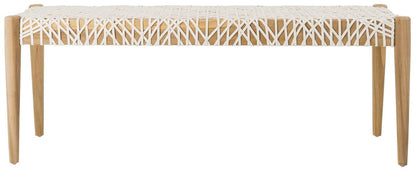 Safavieh Bandelier Leather Weave Bench | Benches | Modishstore - 1