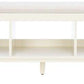 Safavieh Cricket Open Shelf Bench W/ Cushion - Cream Linen | Benches | Modishstore - 2