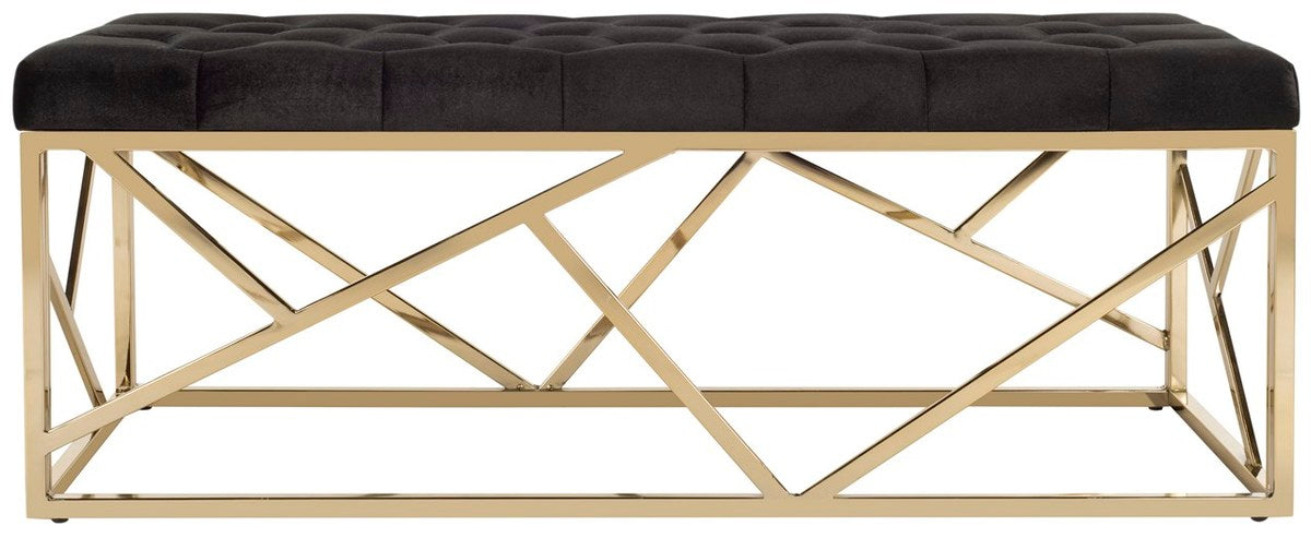Safavieh Farah Tufted Rectangular Bench | Benches | Modishstore - 1