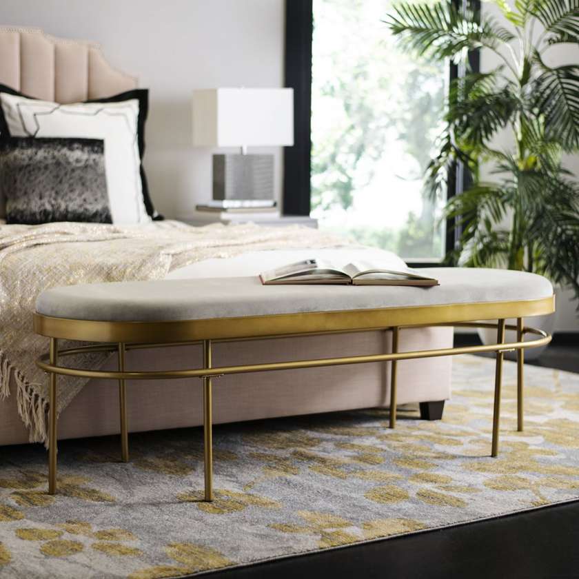 Safavieh Sylva Oval Bench | Benches | Modishstore - 10