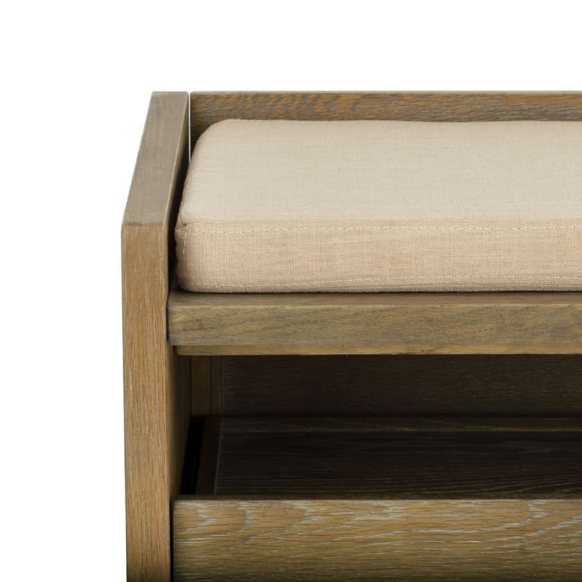 Safavieh Percy Storage Bench | Benches | Modishstore - 4