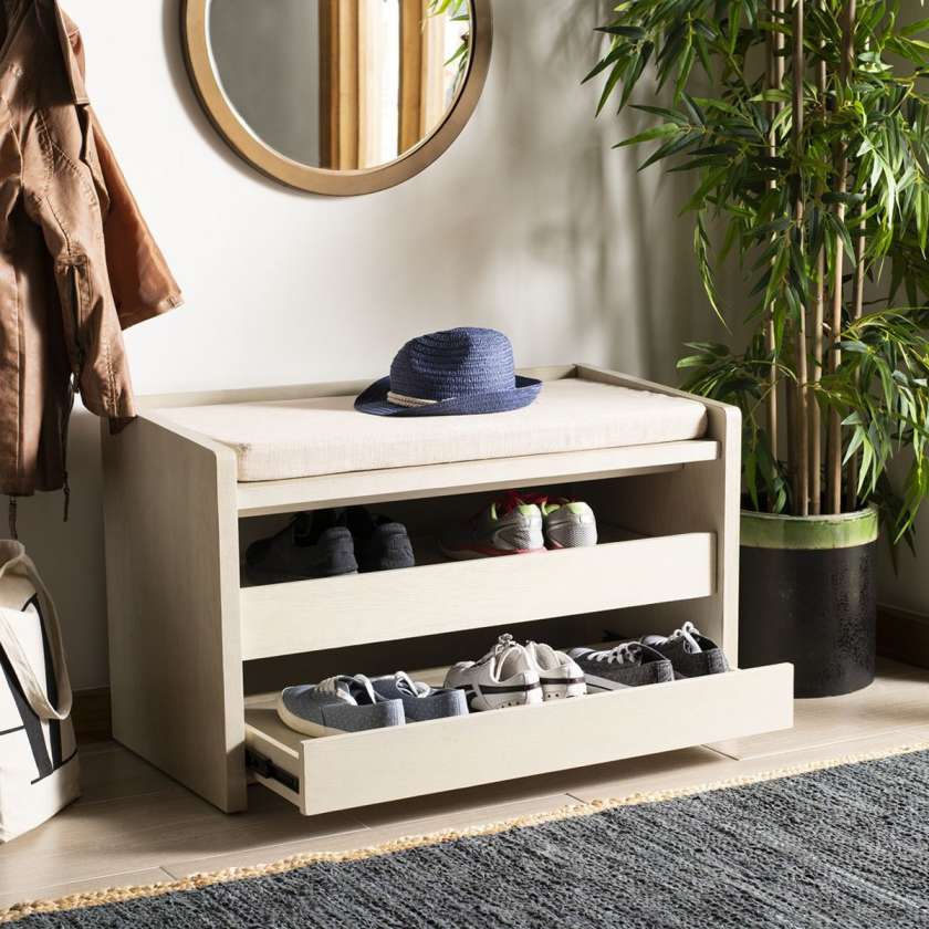 Safavieh Percy Storage Bench | Benches | Modishstore - 6