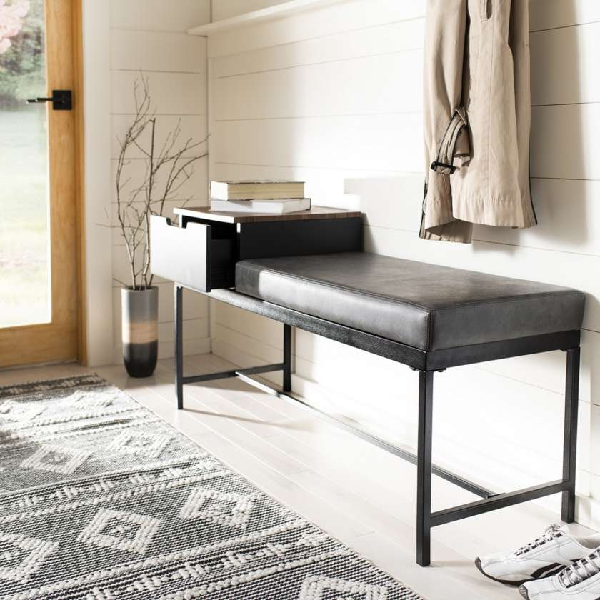 Safavieh Maruka Bench With Storage | Benches | Modishstore - 2