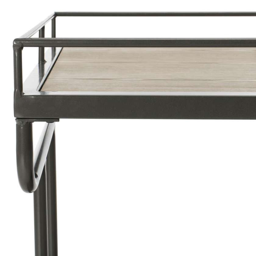 Safavieh Dawson 2 Tier Rectangle Bar Cart | Bar Carts | Modishstore - 4