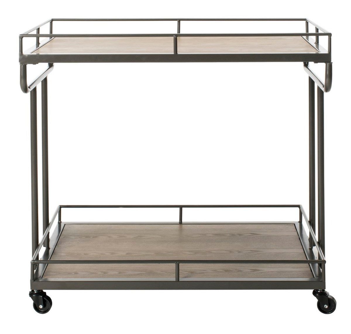 Safavieh Dawson 2 Tier Rectangle Bar Cart | Bar Carts | Modishstore - 1