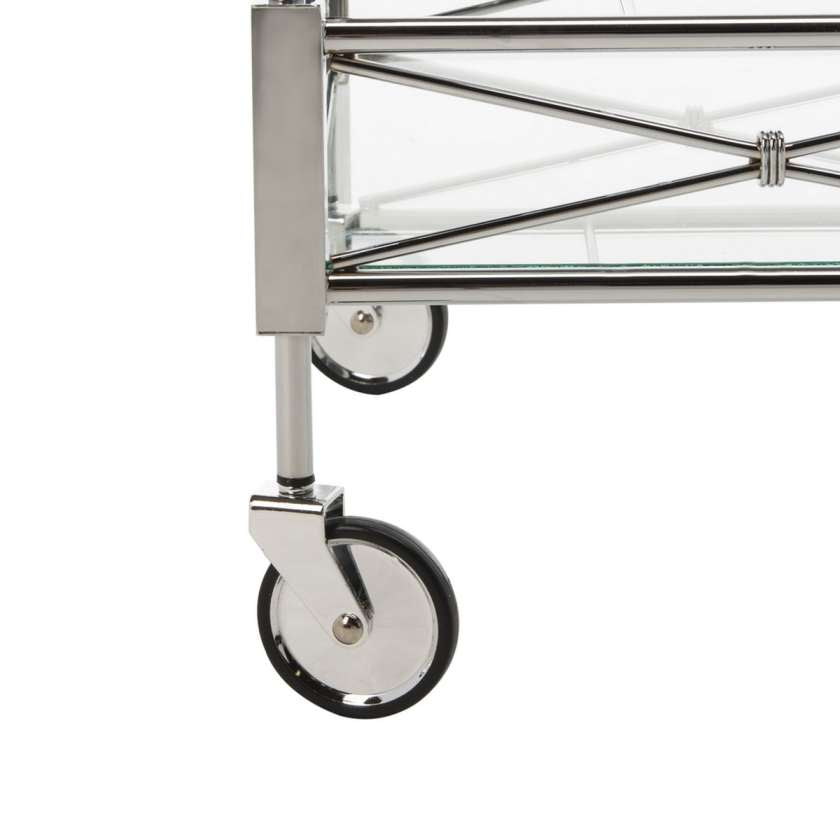 Safavieh Ingrid 2 Tier Rectangle Bar Cart | Bar Carts | Modishstore - 3