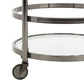 Safavieh Sienna 2 Tier Round Bar Cart | Bar Carts | Modishstore - 3