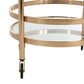 Safavieh Sienna 2 Tier Round Bar Cart | Bar Carts | Modishstore - 6
