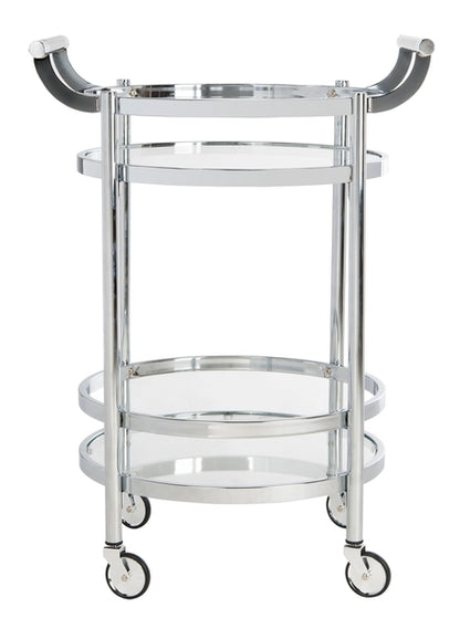 Safavieh Sienna 2 Tier Round Bar Cart | Bar Carts | Modishstore - 8