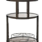 Safavieh Rio 3 Tier Round Bar Cart And Wine Rack | Bar Carts | Modishstore - 5