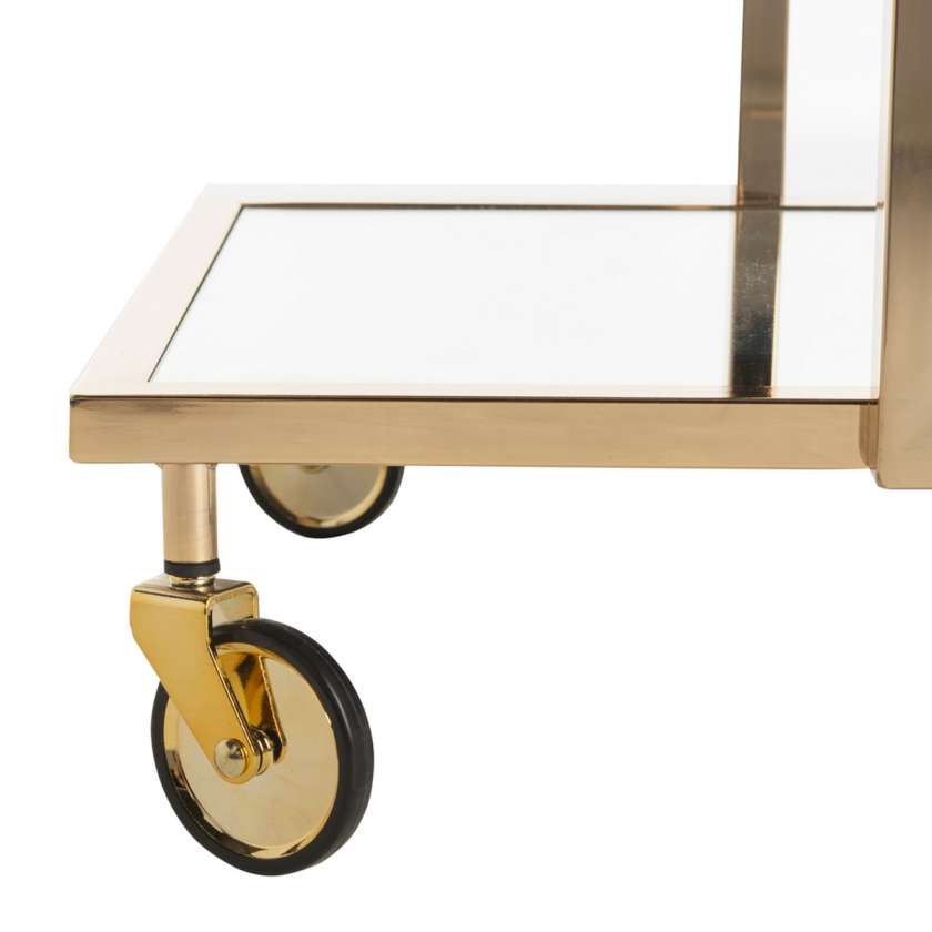 Safavieh Capri 2 Tier Rectangle Bar Cart | Bar Carts | Modishstore - 3