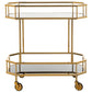 Safavieh Silva 2 Tier Octagon Bar Cart | Bar Carts | Modishstore - 7