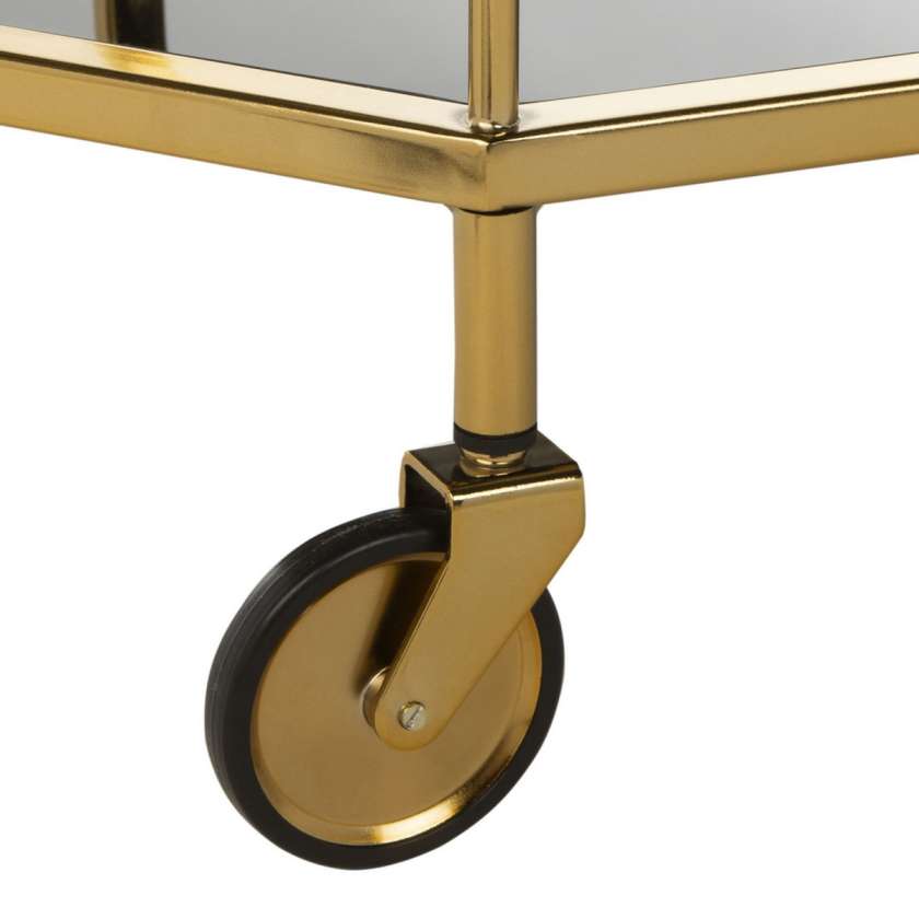 Safavieh Silva 2 Tier Octagon Bar Cart | Bar Carts | Modishstore - 9