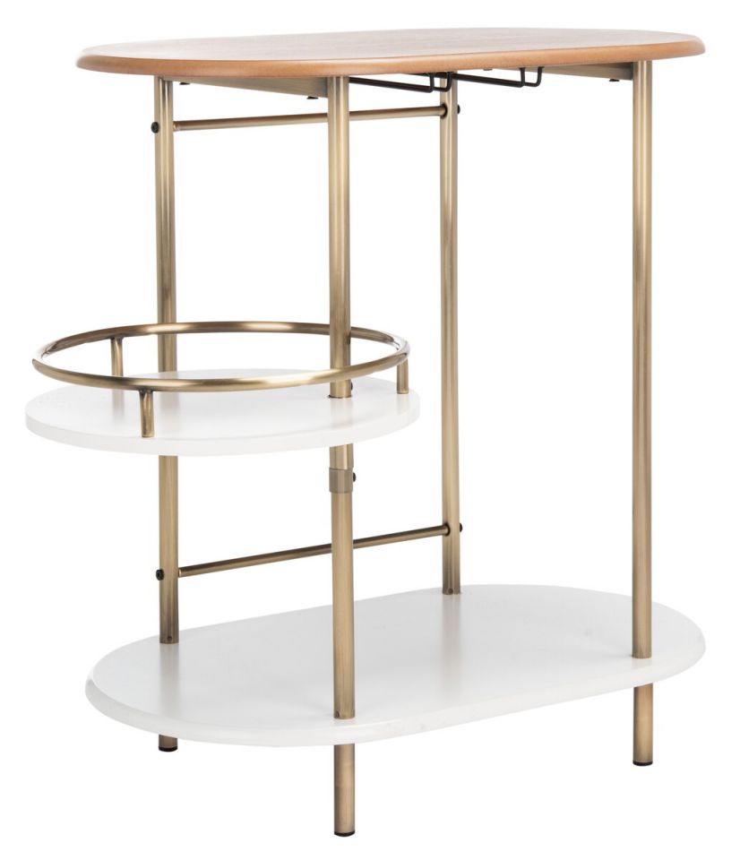 Safavieh Iva 3 Tier Swivel Bar Table | Bar Tables | Modishstore - 4