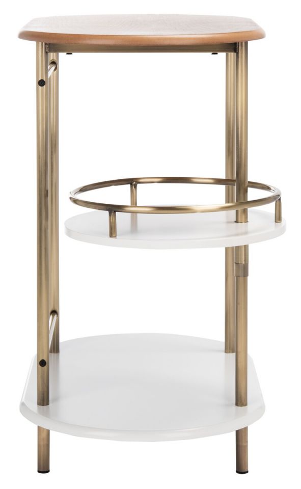 Safavieh Iva 3 Tier Swivel Bar Table | Bar Tables | Modishstore - 3