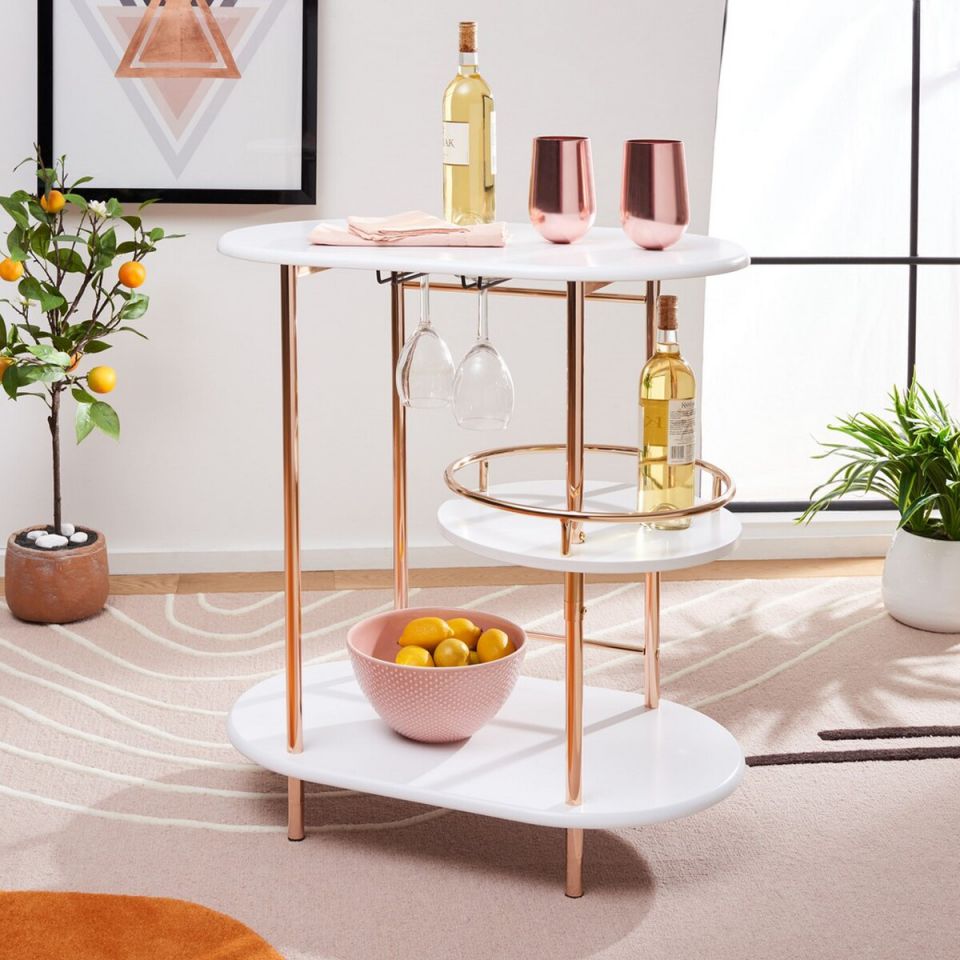Safavieh Iva 3 Tier Swivel Bar Table | Bar Tables | Modishstore - 10