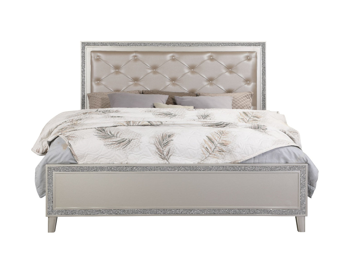 Sliverfluff Eastern King Bed By Acme Furniture | Beds | Modishstore - 4