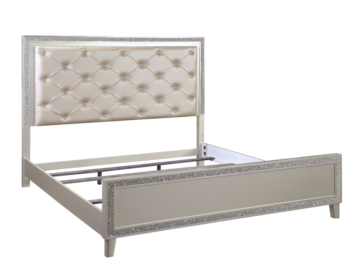 Sliverfluff Eastern King Bed By Acme Furniture | Beds | Modishstore - 3