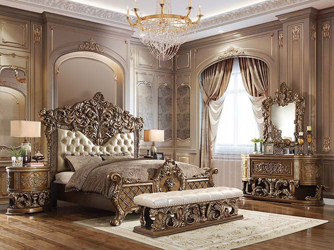 Constantine Eastern King Bed By Acme Furniture | Beds | Modishstore - 5