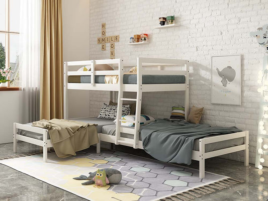 Manoela Triple Bunk Bed - Twin By Acme Furniture | Beds | Modishstore