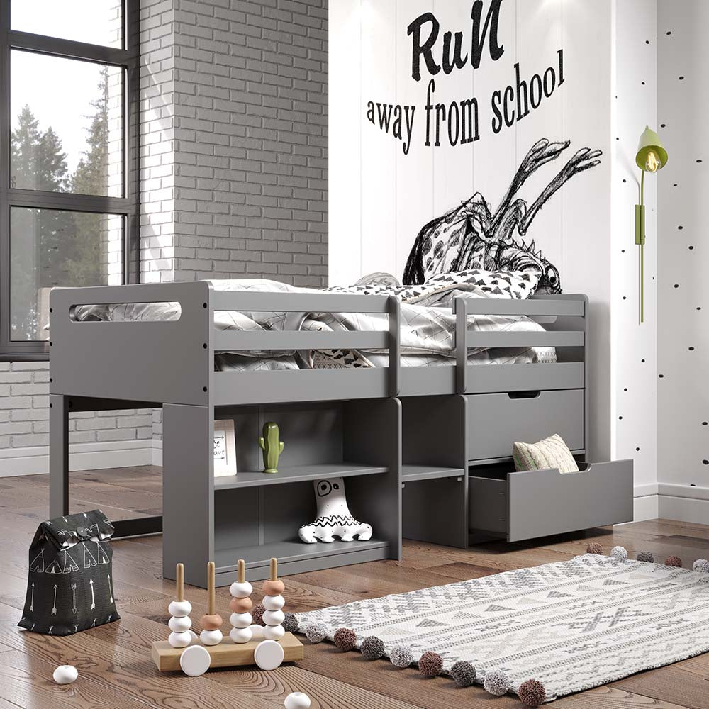 Fabiana Twin Loft Bed  By Acme Furniture | Beds | Modishstore - 2