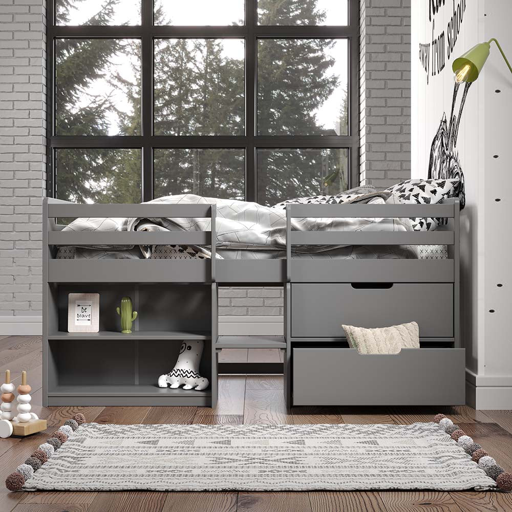 Fabiana Twin Loft Bed  By Acme Furniture | Beds | Modishstore - 3