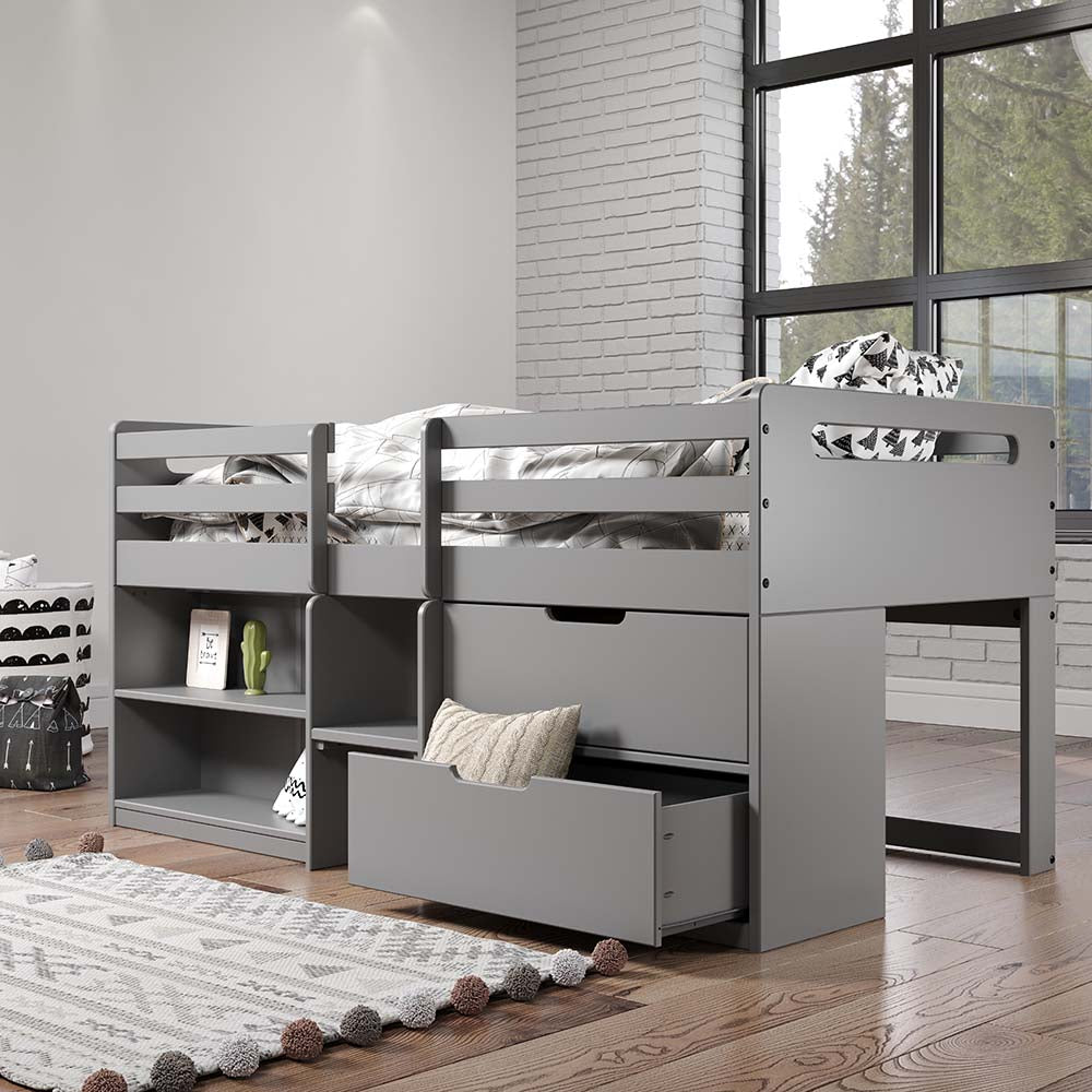 Fabiana Twin Loft Bed  By Acme Furniture | Beds | Modishstore - 4