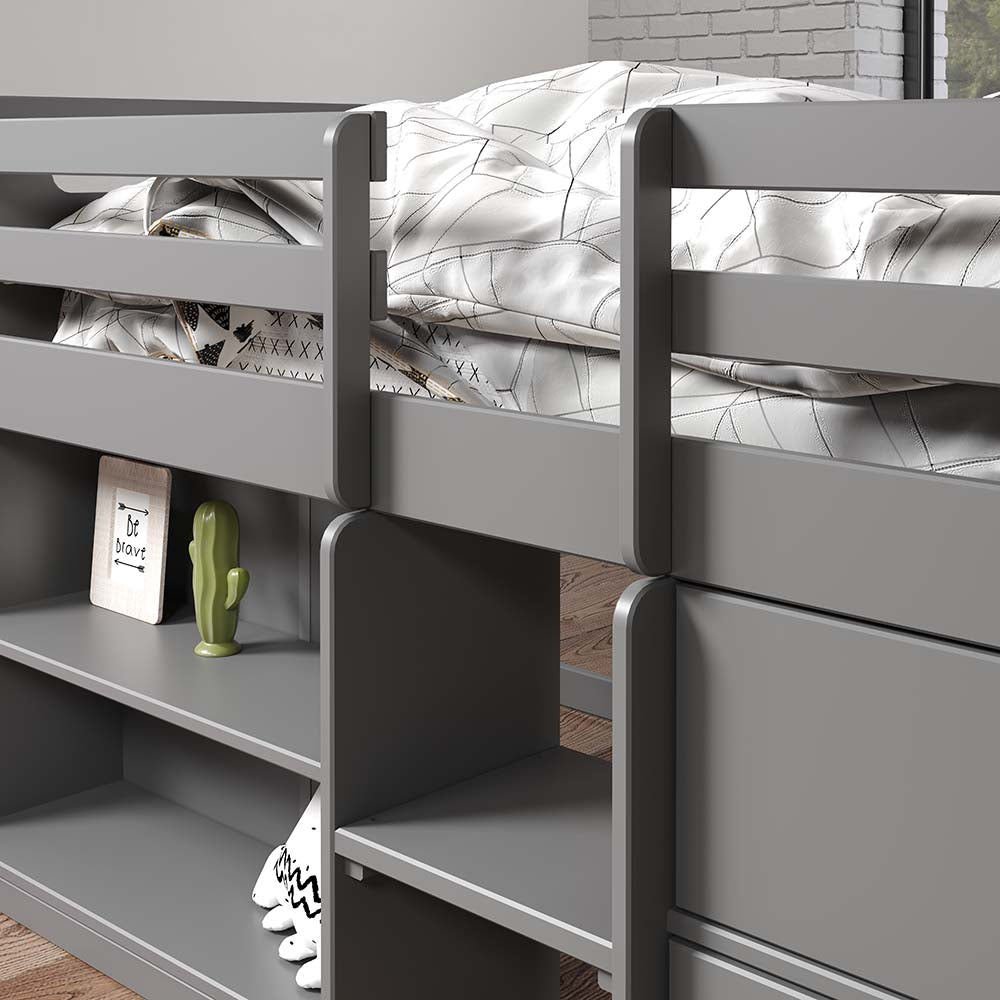 Fabiana Twin Loft Bed  By Acme Furniture | Beds | Modishstore - 5