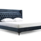 Modrest Wales Modern Blue Fabric Bed | Modishstore | Beds-3