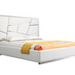 Modrest Chrysler Modern White Bonded Leather Bed | Beds | Modishstore - 4