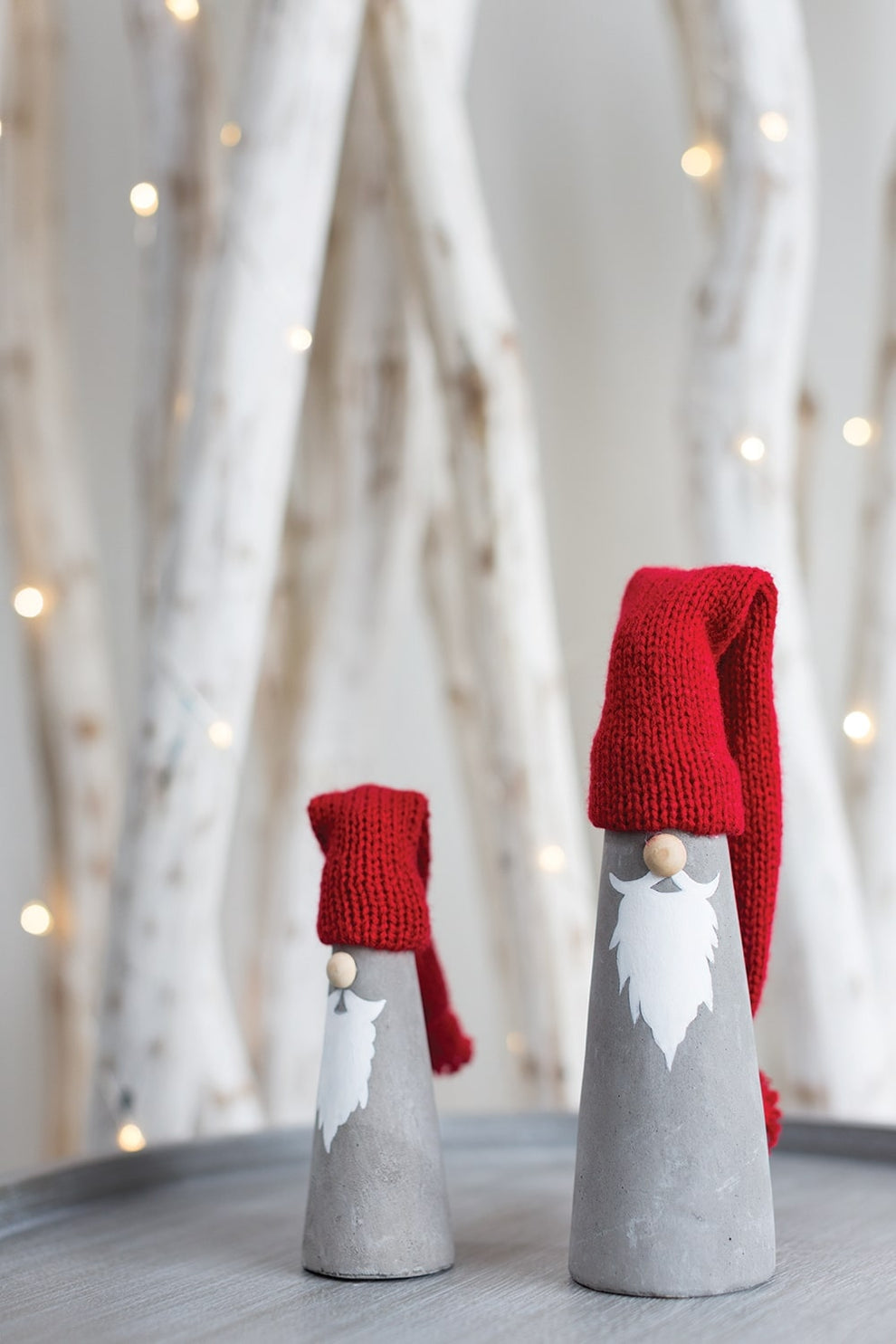 Beanie Claus Set of 8 By Accent Decor | Ornaments | Modishstore - 2