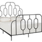 Safavieh Paloma Metal Retro Bed Full Size - Black | Beds | Modishstore - 2