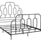 Safavieh Paloma Metal Retro Bed Full Size - Black | Beds | Modishstore - 3