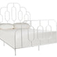 Safavieh Paloma Metal Retro Bed Full Size - White | Beds | Modishstore - 2