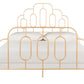 Safavieh Paloma Metal Retro Bed Full Size - Gold | Beds | Modishstore - 2