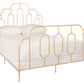 Safavieh Paloma Metal Retro Bed Full Size - Gold | Beds | Modishstore - 5