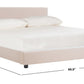 Safavieh Carter Bed Full Size - Beige | Beds | Modishstore - 3