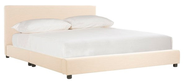 Safavieh Carter Bed Queen Size - Beige | Beds | Modishstore - 2
