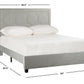 Safavieh Solania Bed Queen Size - Grey | Beds | Modishstore - 2