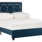 Safavieh Solania Bed Queen Size - Navy | Beds | Modishstore - 2