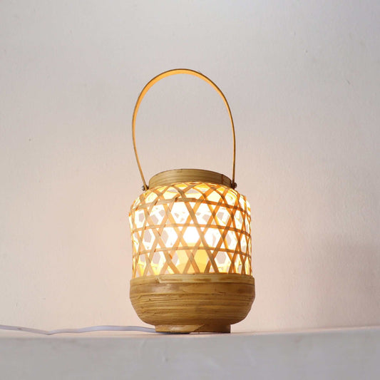 Bamboo Table Lamp - Ben Ja Pon By Thaihome | Table Lamps | Modishstore