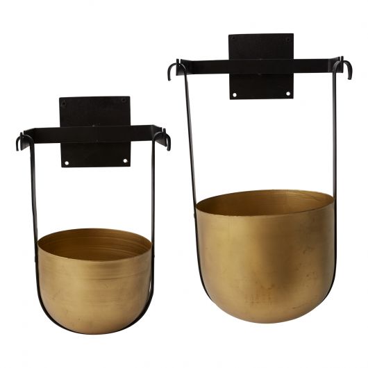 Benton Hanging/ Wall Planter Set Of 4 By Accent Decor | Planters, Troughs & Cachepots | Modishstore - 5